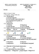Đề kiểm tra định kỳ cuối học kỳ I môn Tin học Lớp 5 - Năm học 2016-2017 - Trường Tiểu học Thái Xuyên